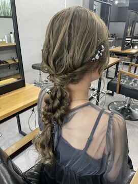 ウェイビー 桜木町店(WAVY) 【WAVY hair set】フワモコ編みおろし