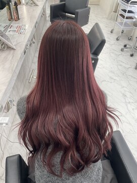 ミニョン(mignon) 韓国/ダブルカラー/ブリーチ/ピンク/学割U24/新越谷/南越谷/草加