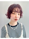 ボブパーマプードルパーマレディースパーマニュアンスパーマ奥東