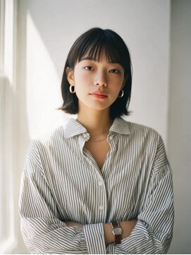 ロッソ ヘアアンドスパ 草加店(Rosso Hair&SPA) 外ハネボブスタイル