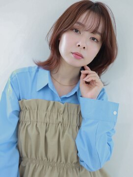 テトテ バイ ミリー 江坂(tetote by milly) 【tetote江坂】オレンジベージュ×くびれヘア