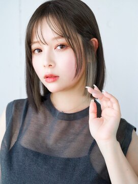 レノラ 本町(LENORA) ☆ぱっつん前髪薄めバング長めバング切りっぱなしボブミニボブ