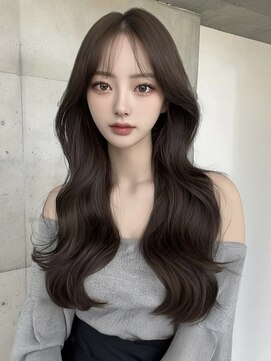 ユーフォリア 銀座(Euphoria) 韓国/小顔/黒髪/ココアベージュ/銀座/レイヤーカット