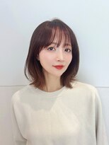 リブランド 銀座(REBRAND)&nbsp;くびれボブワンカールレイヤーラベンダーグレージュ