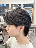 ポーチバイハニー オモテサンドウ(PORCH by HONEY omotesando)&nbsp;フェザーパーマ/毛流れセンターパート/ニュアンスフェザーパーマ