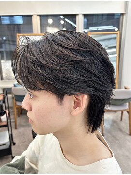 ポーチバイハニー オモテサンドウ(PORCH by HONEY omotesando) フェザーパーマ/毛流れセンターパート/ニュアンスフェザーパーマ