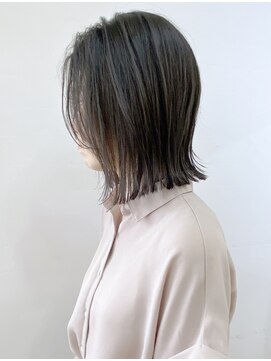 モリオフロムロンドン 松戸店(Morio from London) 【松戸 ムラマツ】顔まわりレイヤー前下がりボブ大人ヘア
