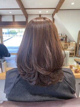 サトシオダクラ(SATOSHI ODAKURA) 艶感ニュアンスレイヤーミディ