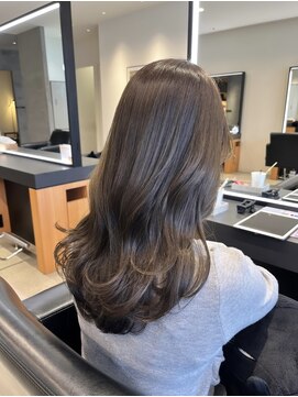 エミュ 伏見 国際センター(emu) オリーブベージュ/ブリーチなしカラー/ベージュ/髪質改善