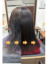 ピースワークス(Peace Works)&nbsp;酸性ストレート+髪質改善トリートメント