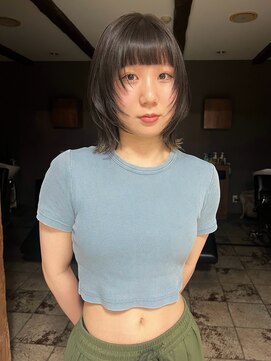 ヘアー アイス ルーチェ(HAIR ICI LUCE) グレージュ/顔まわりカット/シャギーカット/春カラー/堀場