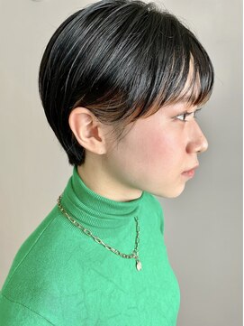 テト(teto) 30代40代 大人丸みショート 耳掛けショート