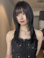 アイヴァン(AIVAN) ハッシュカット ミディアムレイヤー ワンカール