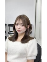 アクション セカンド 心斎橋(ACTION second)&nbsp;20代30代ミディアムレイヤー/顔まわりカット/透明感カラー