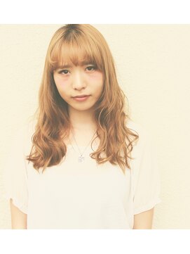 ワープ 青葉台(WARP) ラフなウェーブ、前髪で柔らかな大人顔へ☆