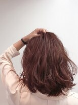 ビグディーサロン(BIGOUDI salon koshien)&nbsp;【ISAACBLANCO】外ハネロブ うるつやピンクベージュ