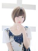 小顔に見える愛されショート