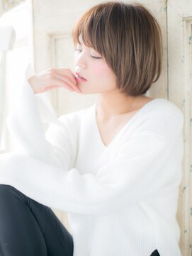 モッズ ヘア 福岡姪浜店(mod's hair) *mod's姪浜*…大人かわいいくすみカラー♪小顔ナチュラルボブd