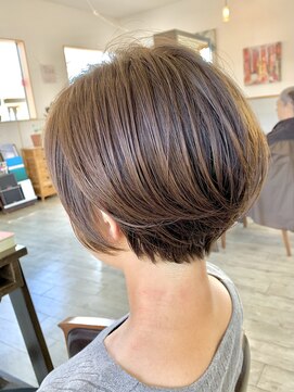 オレンジ(orange) 【orange大分賀来】耳かけハンサムショートボブ