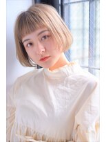 エールバイボヌール(Ere by Bonheur)&nbsp;オシャレカジュアルなフレンチバング♪ミルクティーベージュ