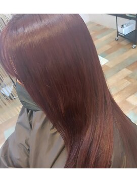 アートヘアー(a-to hair) ピンクオレンジカラー