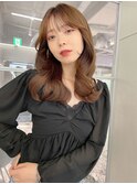 《ha20》2way前髪レイヤーカットくびれヘア韓国ヘア後れ毛