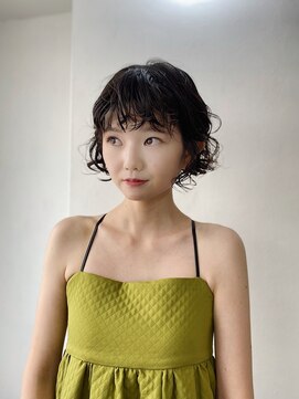 丹 #ウェーブパーマ#ボブパーマ