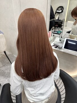 ロンド マーレ 天神大名店(Lond mare) 縮毛矯正/チェリーブラウン/ダークアッシュ/束感/髪質改善