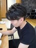 【男性セット楽】メンズカット+パーマ+ファボン+眉毛カット 13200円→11000円
