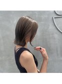 アッシュベージュボブ