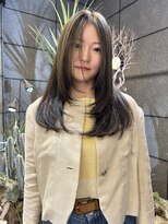 ゼスト フィーノ(ZEST fino)&nbsp;【中野花純】ブリーチなしダブルカラーでオリーブブラウン！