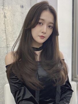 エヌアイ オモテサンドウ(ni omotesando) 憧れ韓国くびれヘア/顔まわりカットレイヤーカット艶髪黒髪