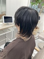 ミエル ヘア 新宿(miel hair) インナーカラーウルフ