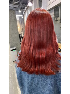 レーベン(LEBEN) ◎1ブリーチで作るレッドカラー◎