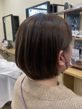 アルター(aL ter) 【ボブ×ブラウン】メルティーカラー/似合わせカット/林愛華