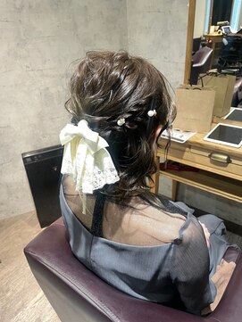 アフィナー(Afinar) ボブでも可愛いアレンジスタイル