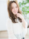 仙台/髪質改善/くすみベージュ!デジタルパーマフェミニンロングc