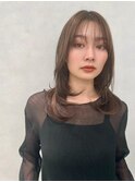 レイヤー/ネビージュ/韓国ヘア/イメチェン/縮毛矯正/中野/
