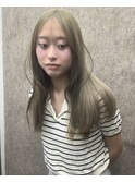 夏カラー透明感オリーブベージュ