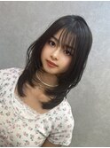 韓国最先端トレンドスタイル☆セミロングレイヤー