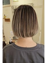 トップシェイプ(TOP SHAPE)&nbsp;40代50代60代白髪が目立ちにくい！白髪ぼかしハイライト × ボブ