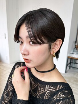 アイティー バイ アルバム 中野店(IT by ALBUM) ショート顔周りレイヤーグレージュおくれ毛_ba472482