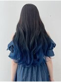 ブルー×グラデーション