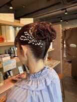 カプロメゾンギンザ 銀座店(Capullo maisonGINZA)&nbsp;トップシニヨンスタイル