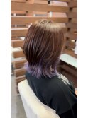 LAYER BOB × Lavender purple inner Color