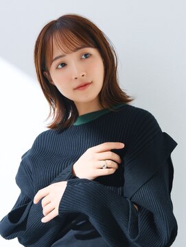 エトル バイ コムマティス 恵比寿駅前店(etre by comme Matisse) 小顔カット×透明感カラー[恵比寿駅/髪質改善/オリーブグレー]