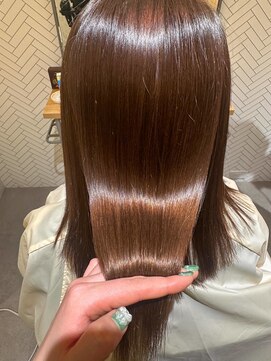 ムーン(moon) クラゲヘアー/小顔に見せるヘア/ココアベージュ/武蔵小杉