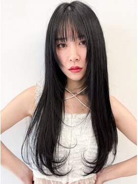 コルク バイ マグ 松本駅前(COLK by Mag) 冬の韓国風◎小顔ロングレイヤー×ミルクティーベージュ