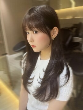 ロンドガーネット 池袋(Lond garnet) 暗めカラー/韓国風巻き/レイヤーカット/髪質改善/縮毛矯正/池袋