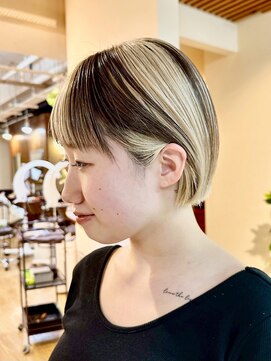 ブリッツ レボ(BLITZ-REVO) 着物ヘア/大人ガーリー/ダークアッシュ/似合わせカット/柏駅